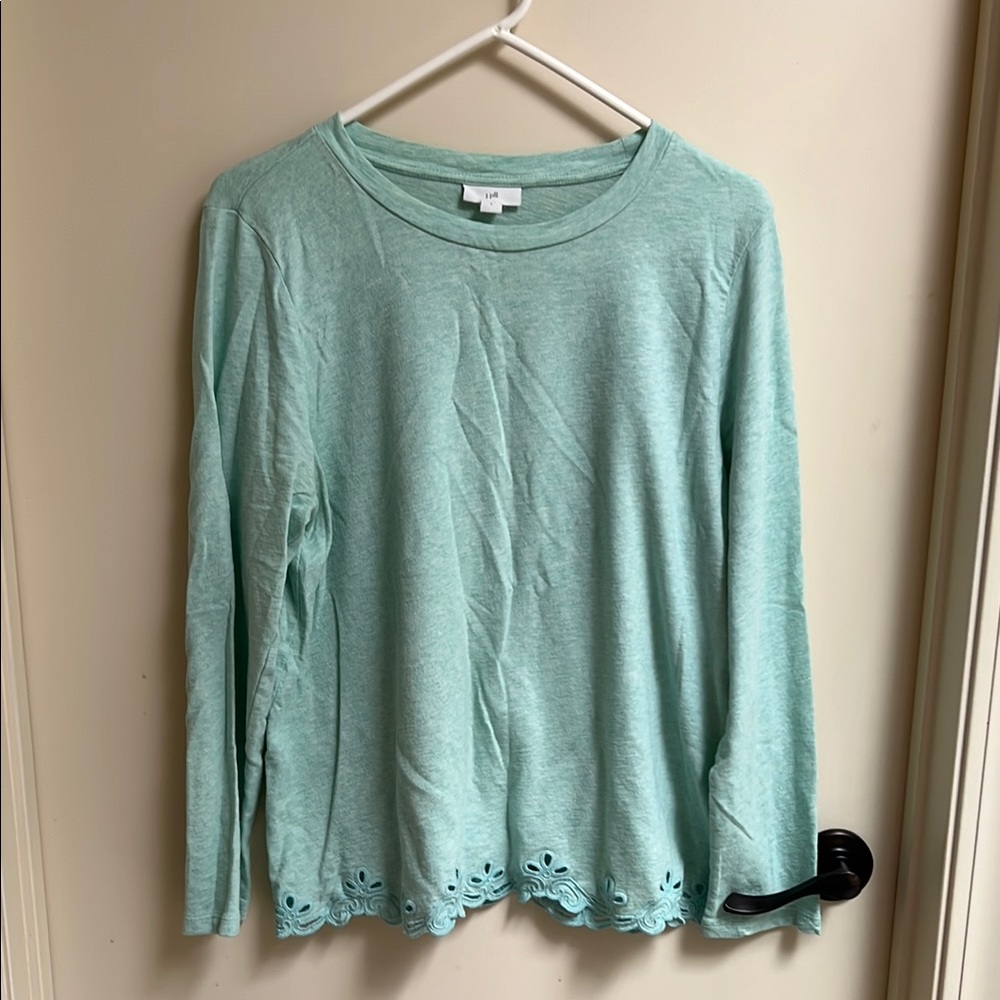 Mint Green Long Sleeve Top